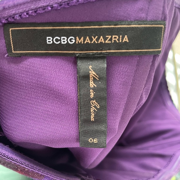 BCBG Maxazria strapless mini dress size 06 - Picture 3 of 3